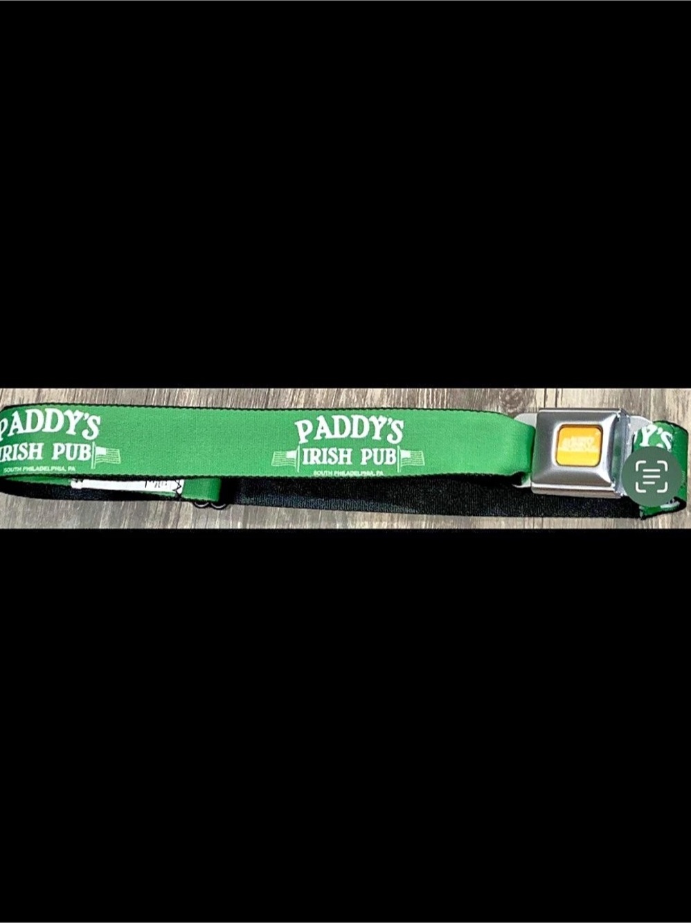 Buckle-Down Paddy's Irish Pub Seatbelt Belt